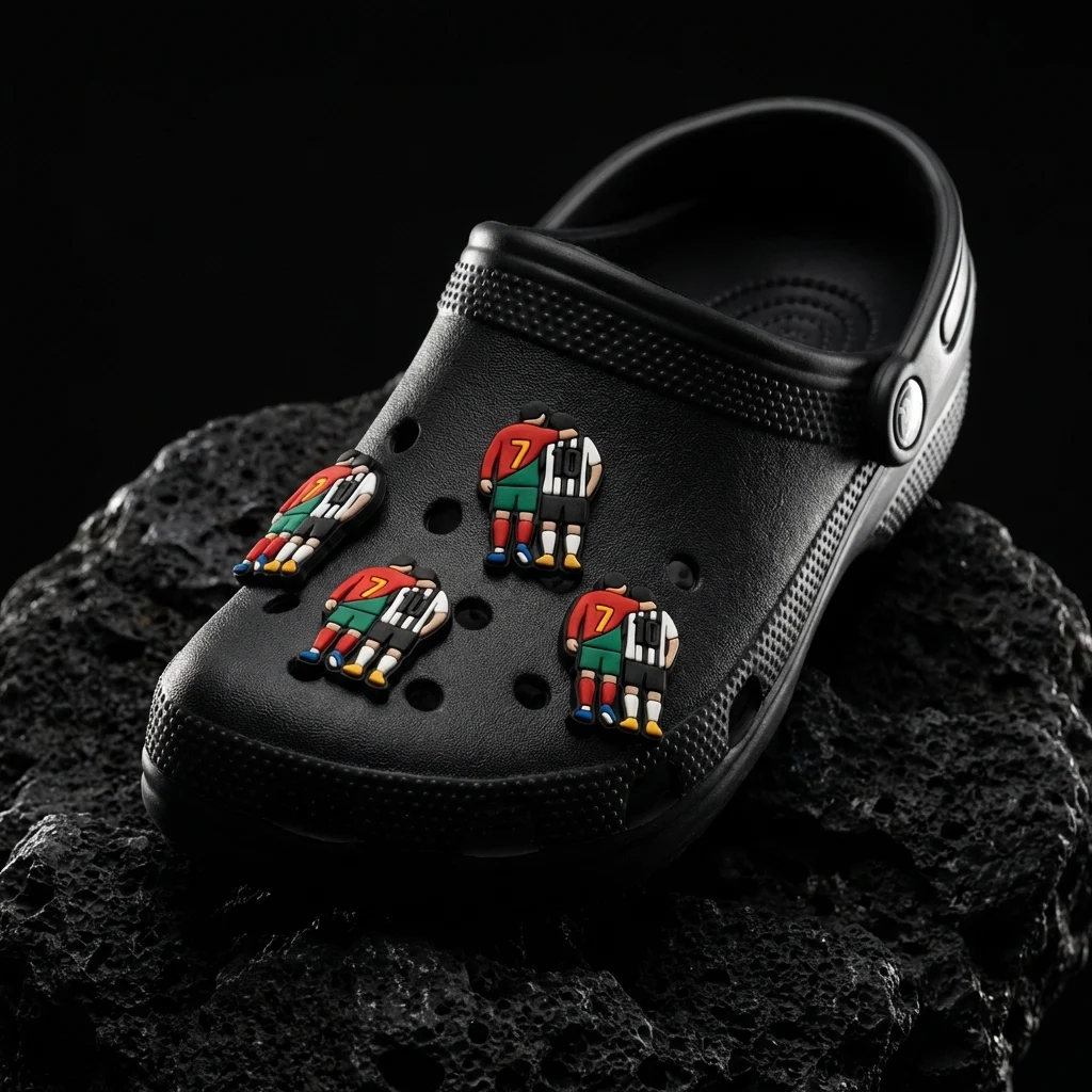 Ronaldo Messi Jibbitz-Charms for Crocs