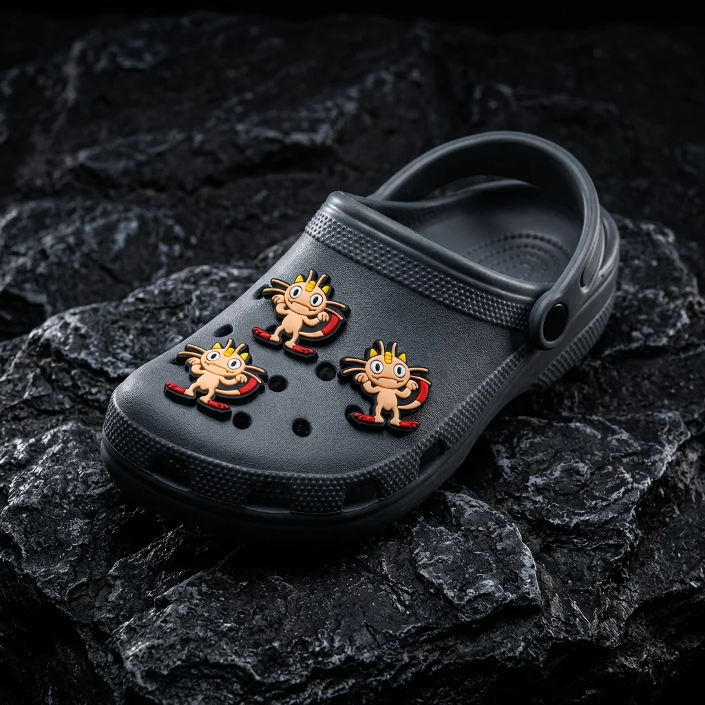 Meowth For Jibbitz-Crocs Charms