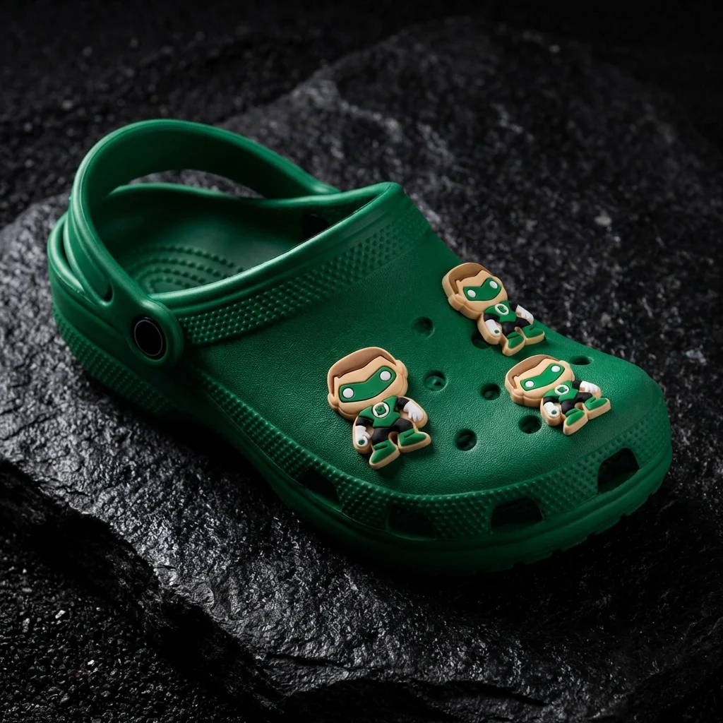 Green Lantern For Jibbitz-Crocs Charms