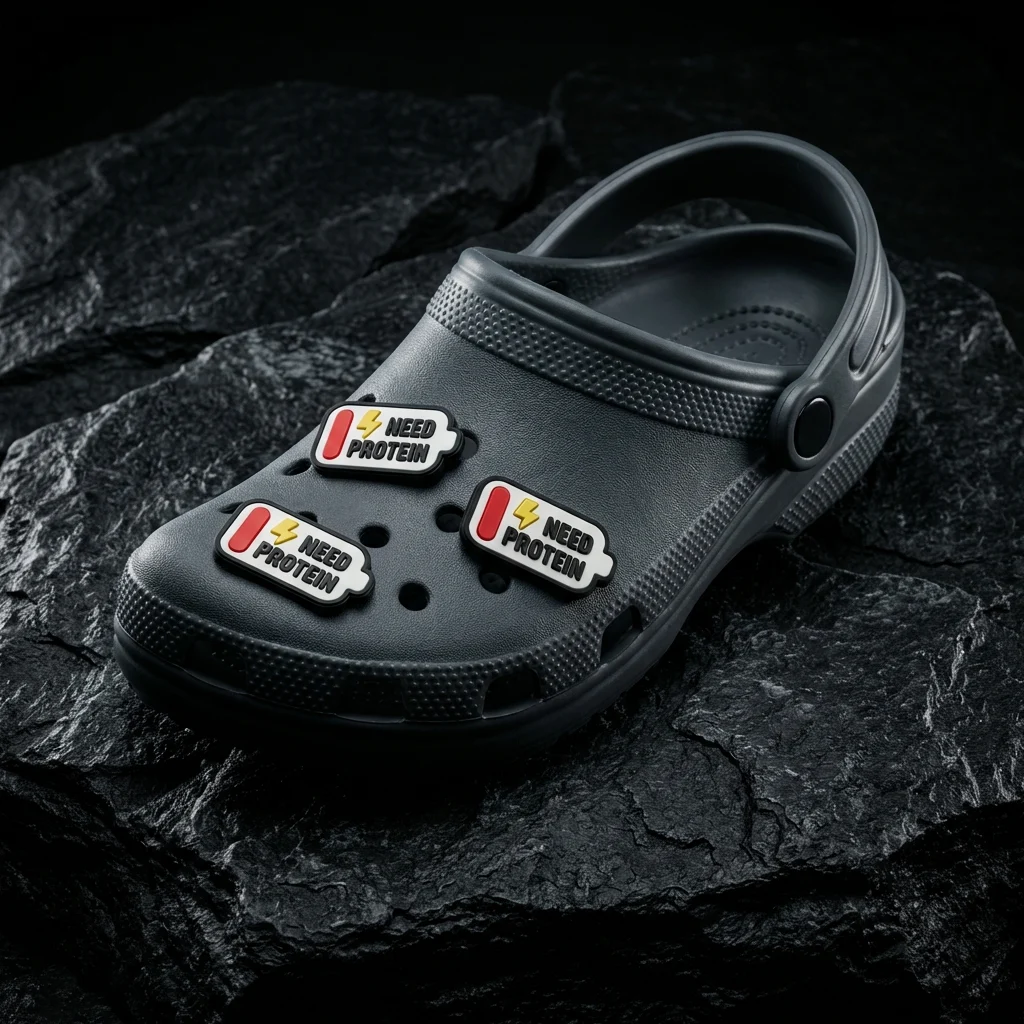 I Need Protein Battery For Jibbitz-Crocs Charms