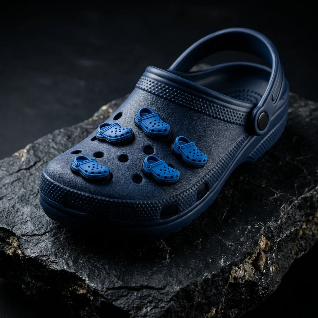 Blue Croc Shoe For Jibbitz-Crocs Charms