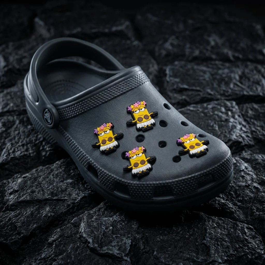 Hula Minion For Jibbitz-Crocs Charms