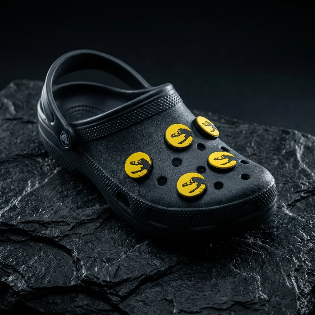 Jurassic T-Rex Logo For Jibbitz-Crocs Charms