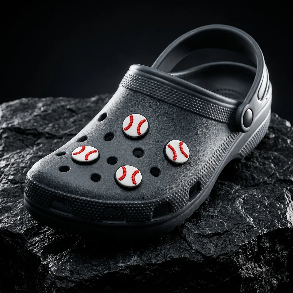 Baseball Charm For Jibbitz-Crocs Charms