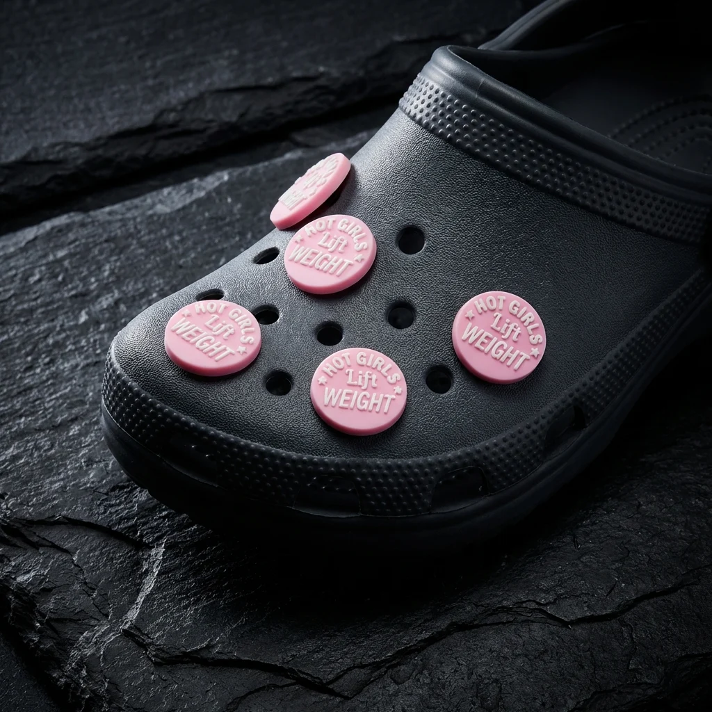Hot Girls Lift Weight For Jibbitz-Crocs Charms