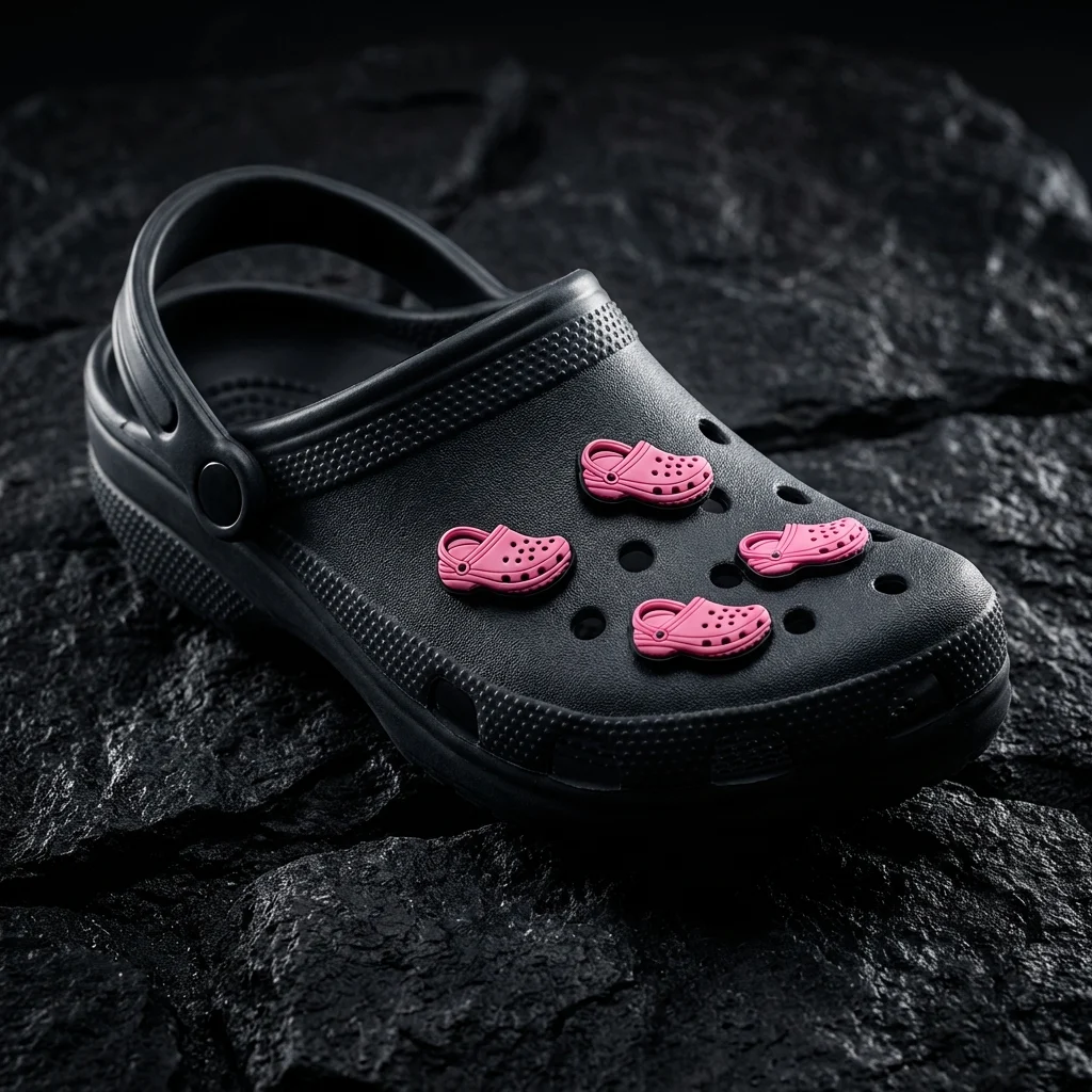 Pink Croc Shoe For Jibbitz-Crocs Charms