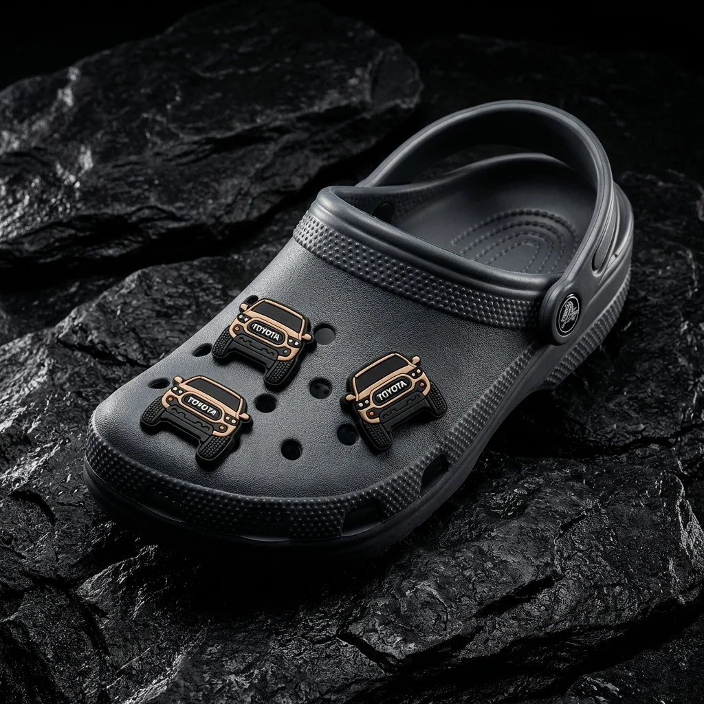 Tan Toyota Truck For Jibbitz-Crocs Charms