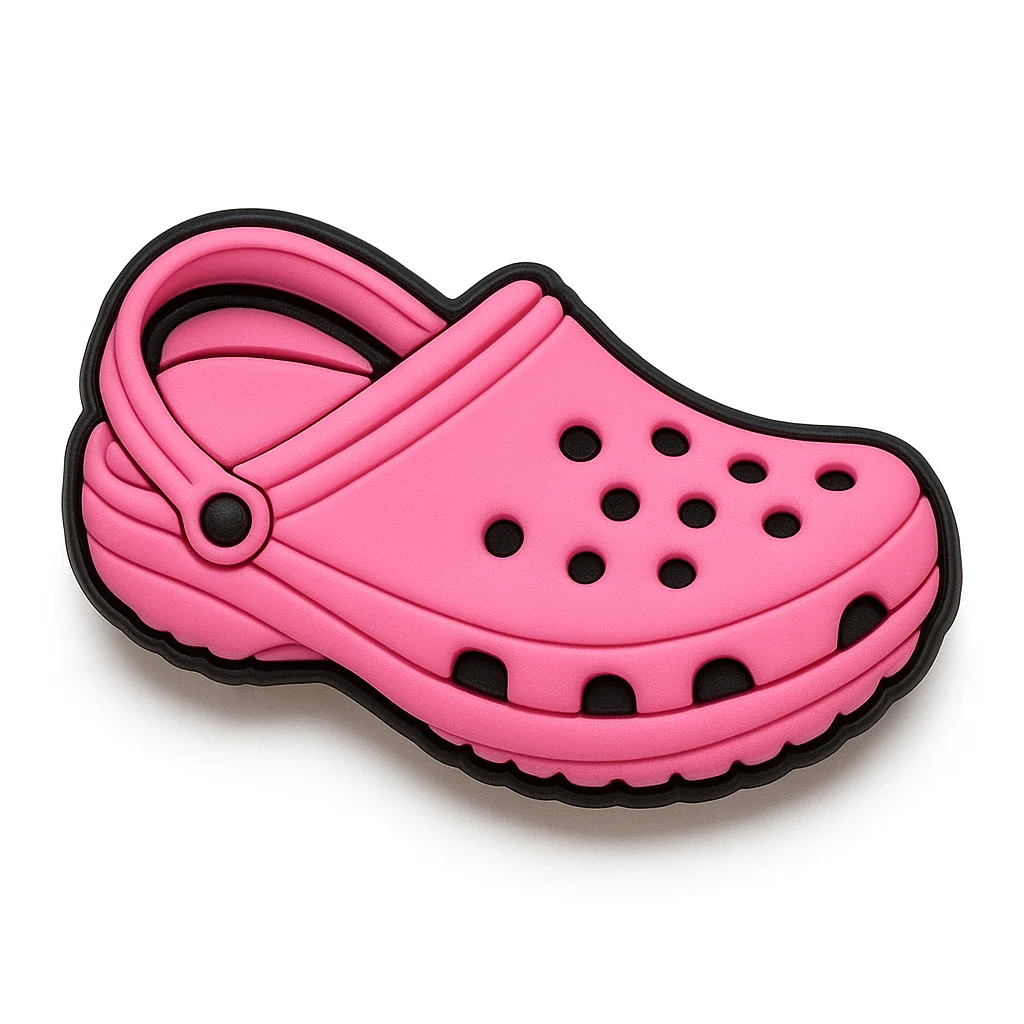 Pink Croc Shoe For Jibbitz-Crocs Charms