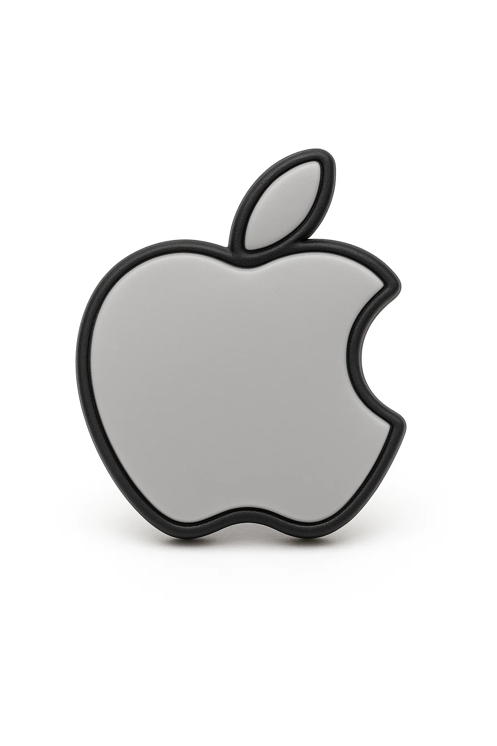 Silver Apple Logo Charm For Jibbitz-Crocs Charms