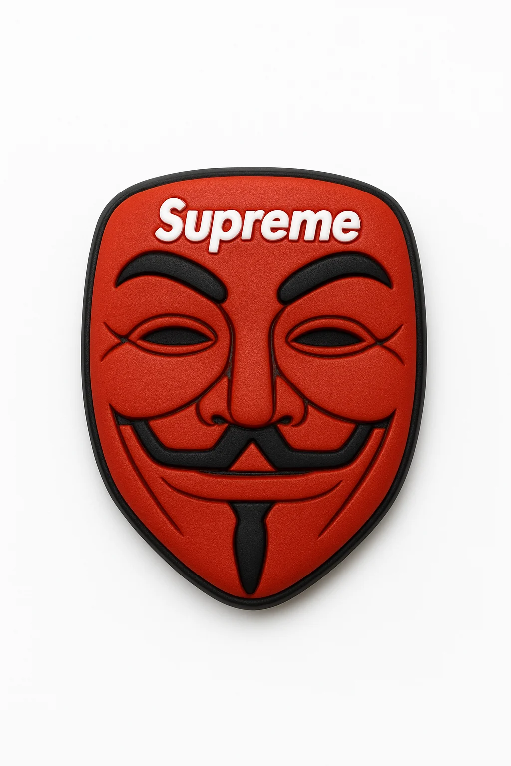 Supreme Anonymous Red Mask Charm For Jibbitz-Crocs Charms