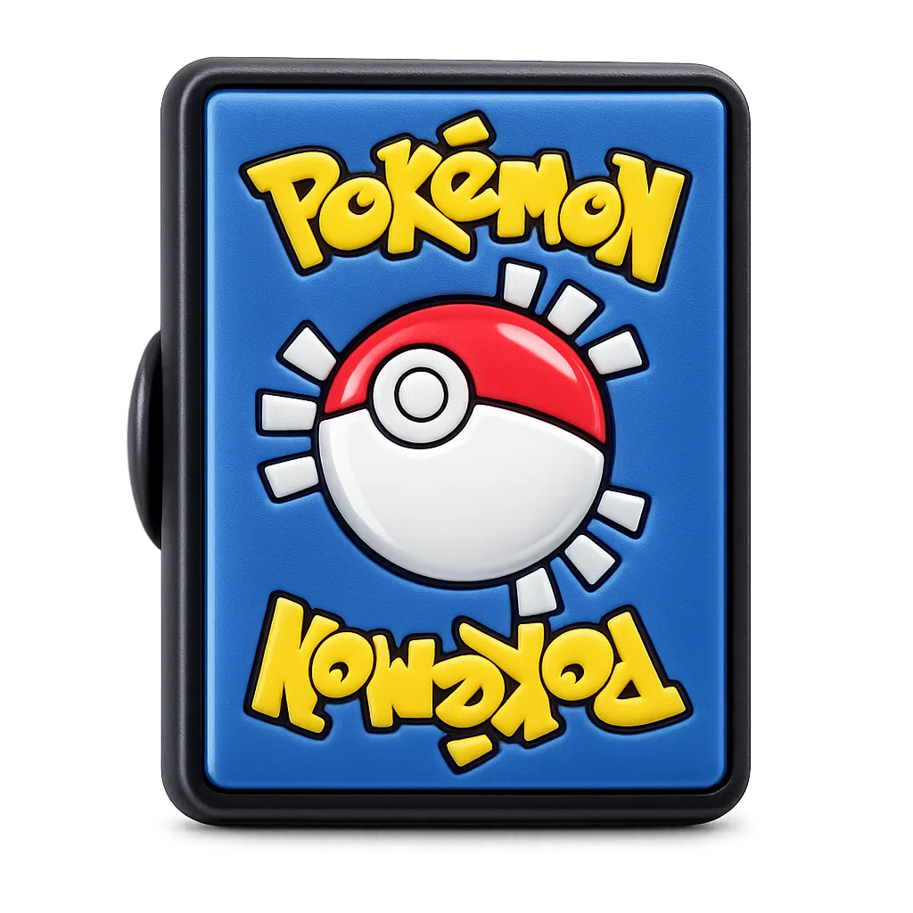 Pokémon Card Back For Jibbitz-Crocs Charms