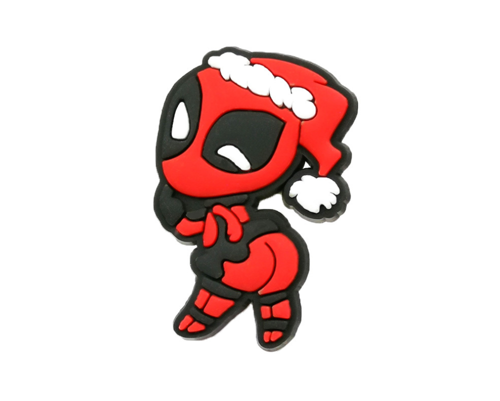 dead pool cartoon character croc charm jibbitz shoe accessory