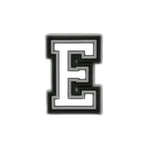 Black 038 White Letter E