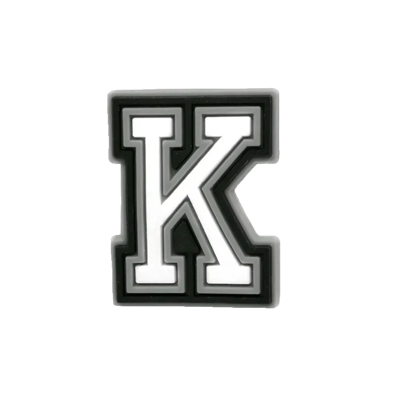 Crocs Charms Letter K Charm Jibbitz croc charm jibbitz shoe accessory