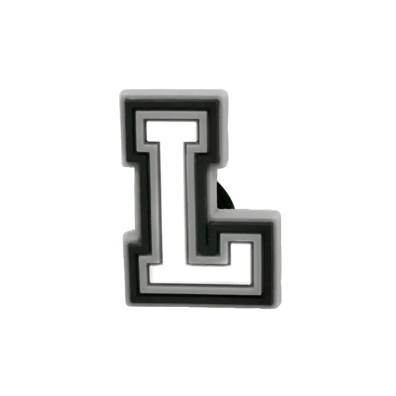 Crocs Charms Letter L Charm Jibbitz croc charm jibbitz shoe accessory