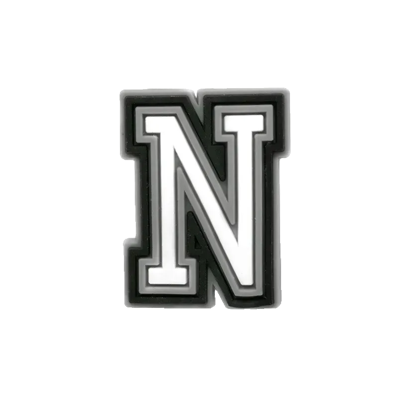 Crocs Charms Letter N Charm Jibbitz croc charm jibbitz shoe accessory