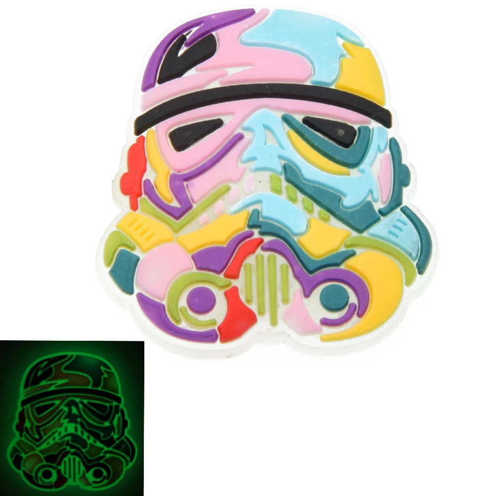 Colorful Stormtrooper Glow In The Dark For Jibbitz-Crocs Charms