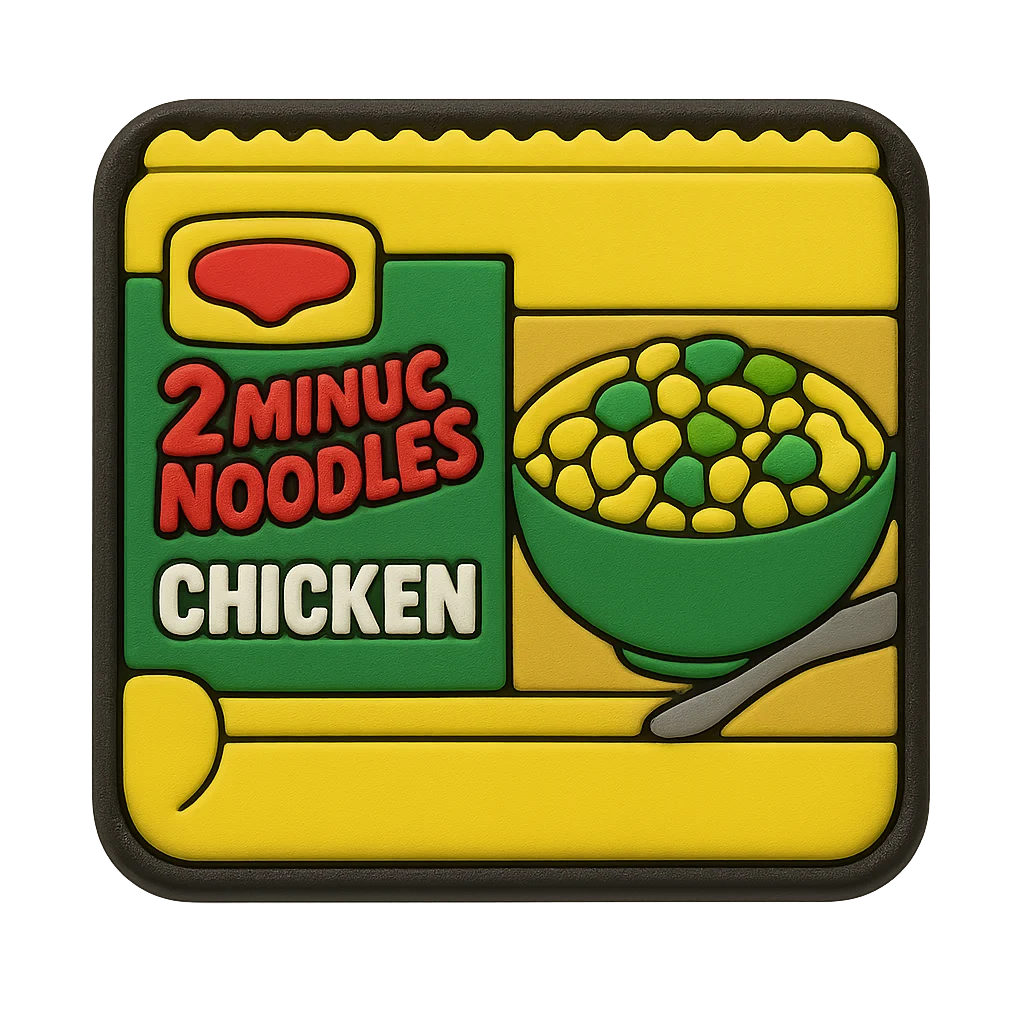 2 Minute Noodles Australian Snack For Crocs Shoe Charms Jibbitz