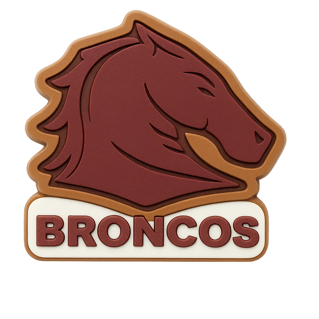Brisbane Broncos Logo For Jibbitz-Crocs Charms