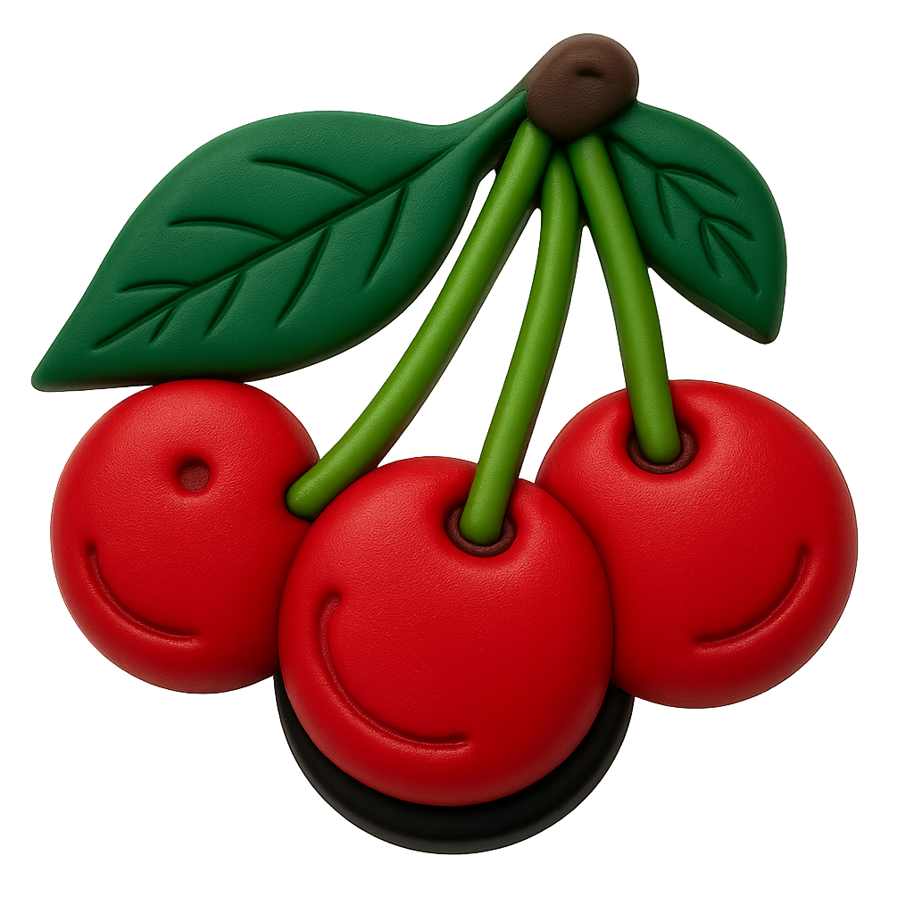 Cherry Fruit croc charm jibbitz shoe accessory