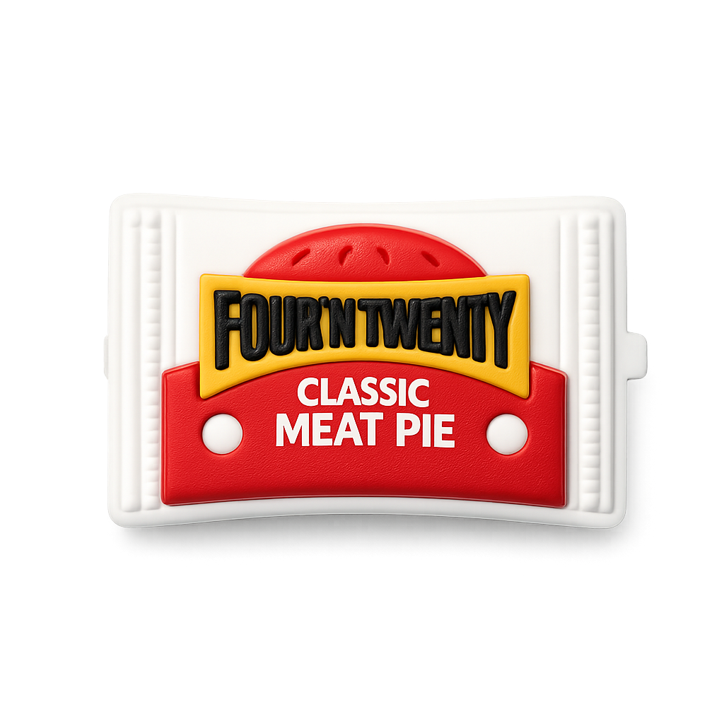 Four N Twenty Meat Pie Australian croc charm jibbitz shoe accessory