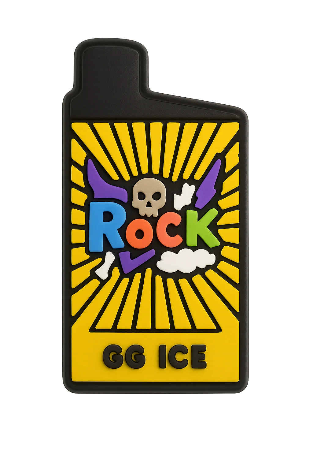 Party Rock Yellow For Jibbitz-Crocs Charms