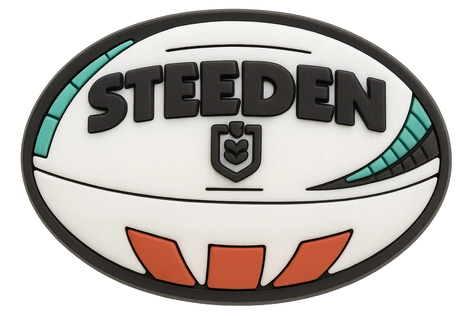 Steeden NRL Rugby League Ball For Jibbitz-Crocs Charms