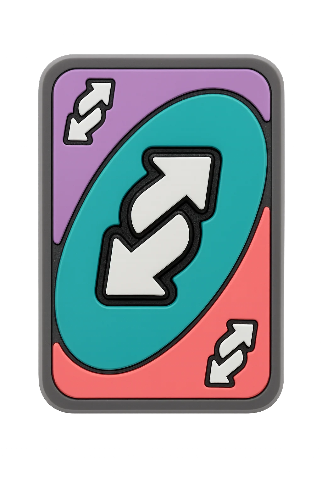UNO Reverse Card For Jibbitz-Crocs Charms