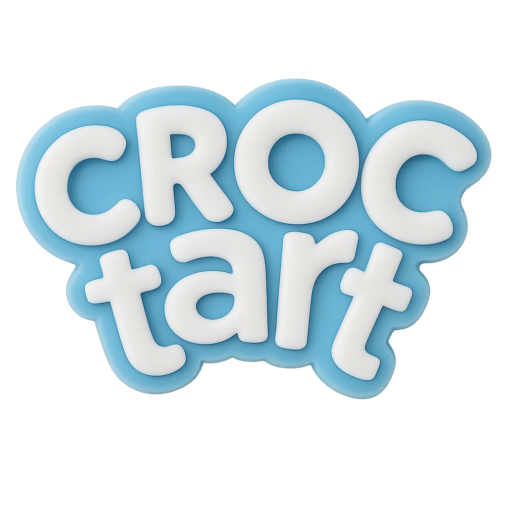 Croc Tart Text For Jibbitz-Crocs Charms