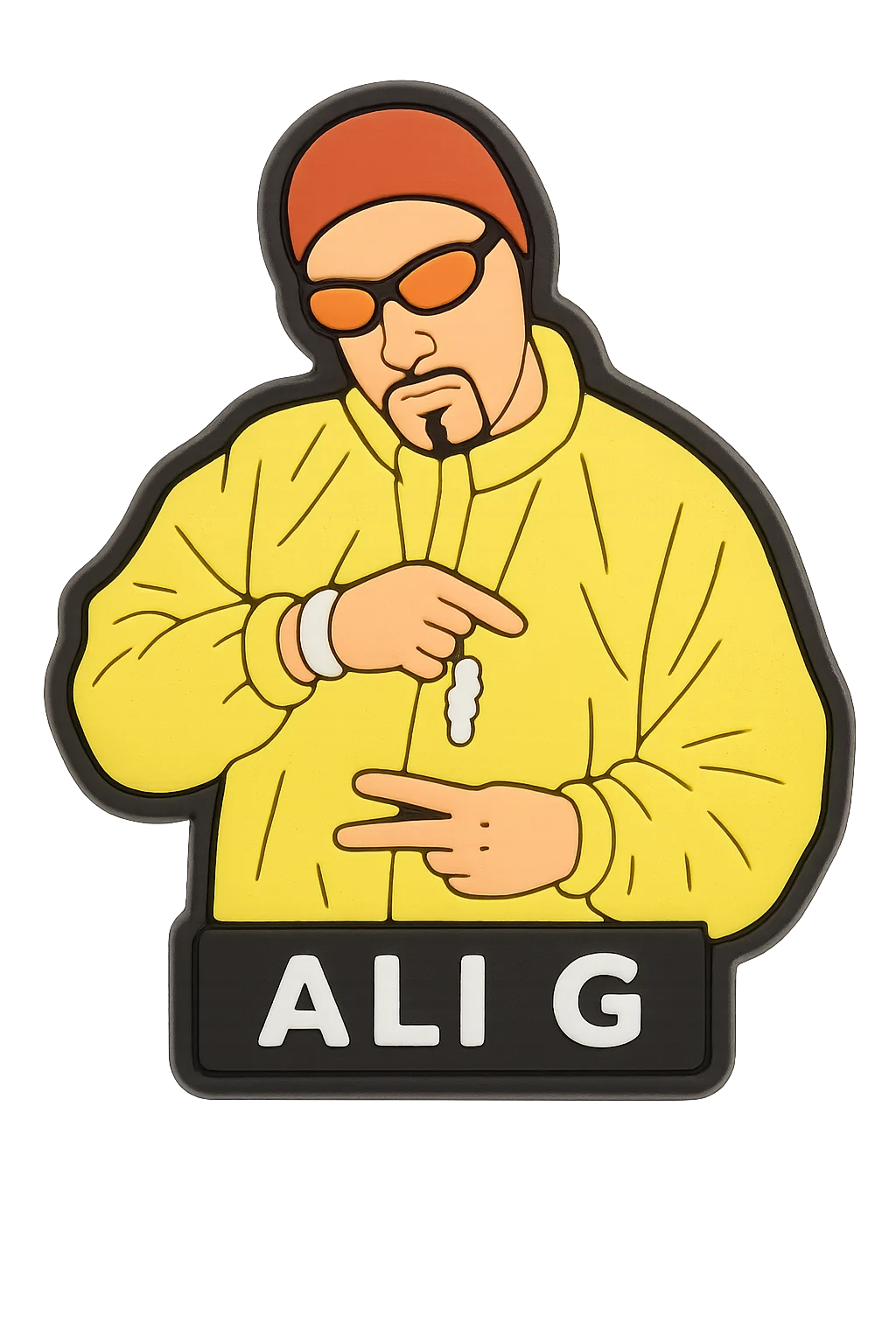 Ali G Yellow Cartoon Character For Jibbitz-Crocs Charms