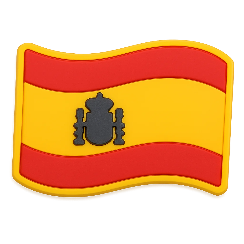 Spain Flag For Jibbitz-Crocs Charms