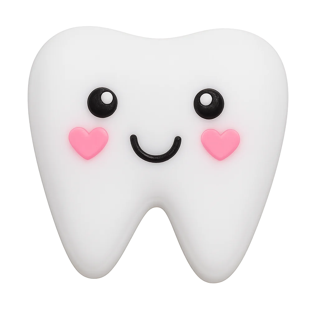 Cute Dentist Tooth Face For Jibbitz-Crocs Charms