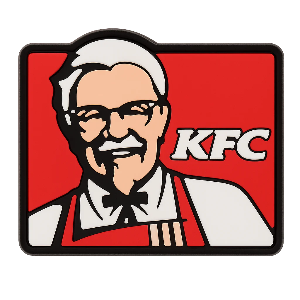 KFC Colonel Sanders Logo For Jibbitz-Crocs Charms