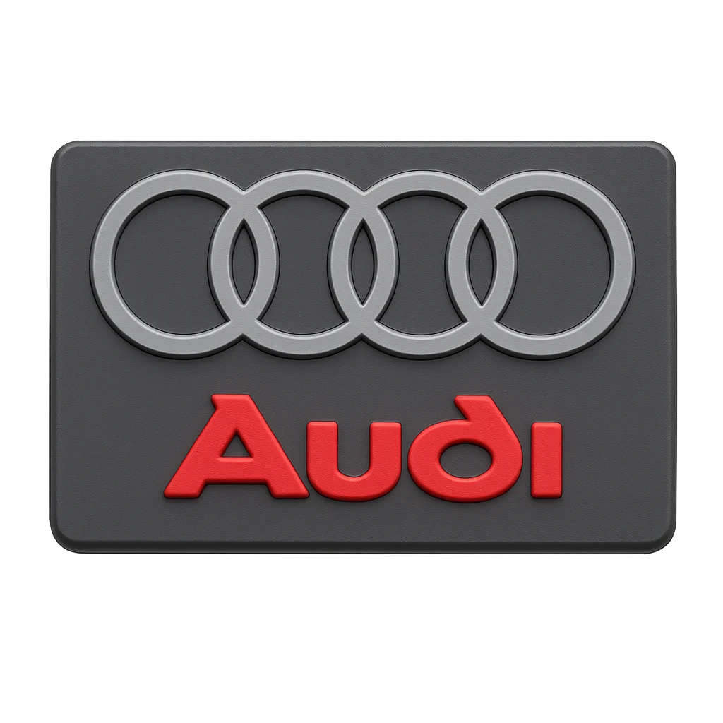 Audi Four Rings Logo For Jibbitz-Crocs Charms