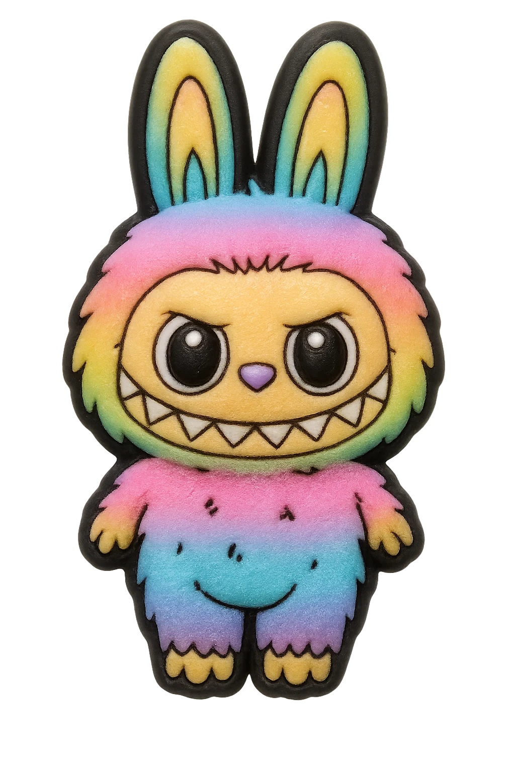 labubu rainbow bunny monster cute character croc charm jibbitz shoe accessory