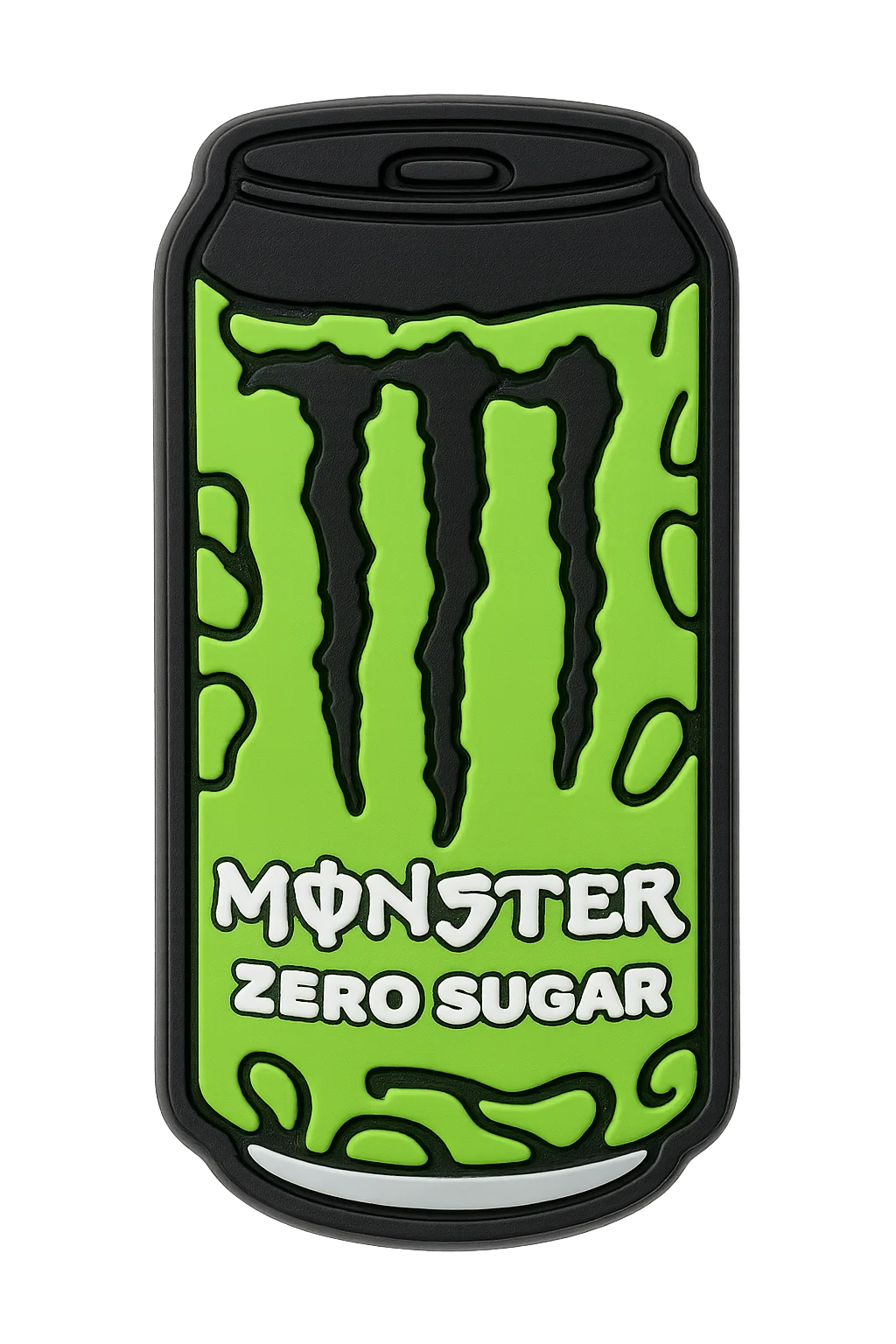 monster green zero sugar can croc charm jibbitz shoe accessory