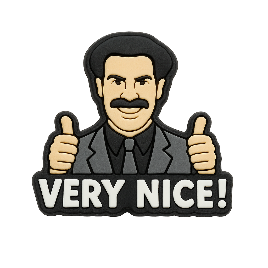 Borat Very Nice Thumbs Up For Jibbitz-Crocs Charms