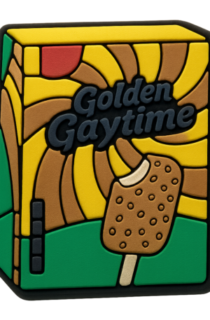 golden gaytime ice cream popular snack croc charm jibbitz shoe accessory