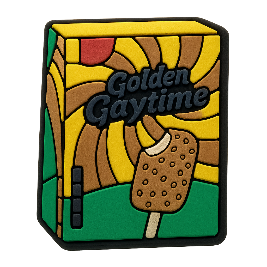 golden gaytime ice cream popular snack croc charm jibbitz shoe accessory