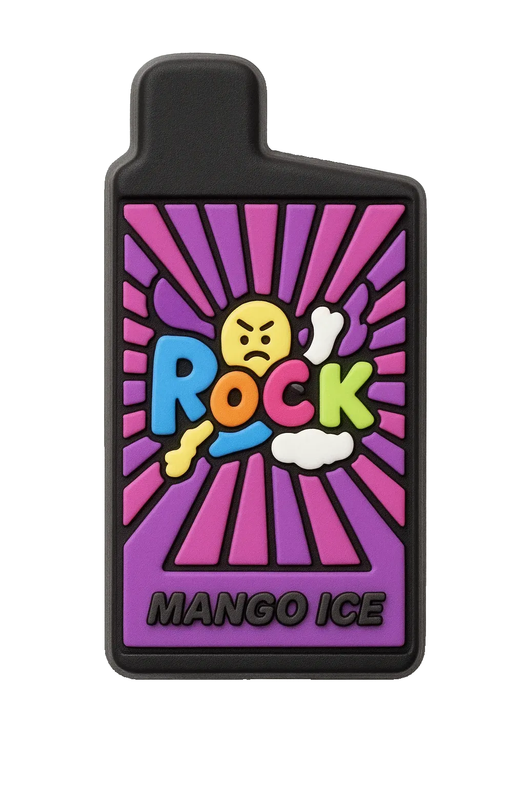 Crocs Charms Party Rock Purple Charm Jibbitz croc charm jibbitz shoe accessory