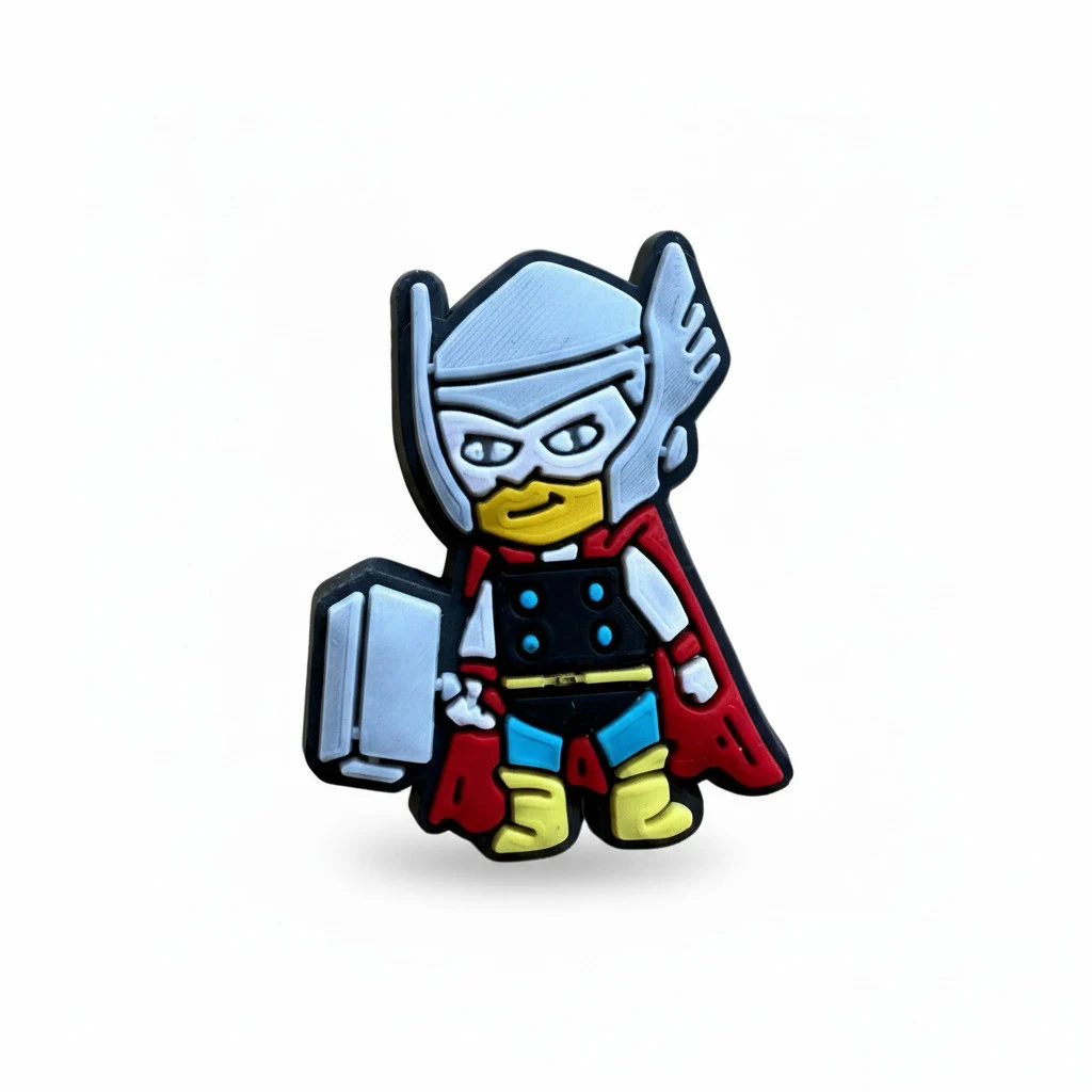 Thor Superhero croc charm jibbitz shoe accessory