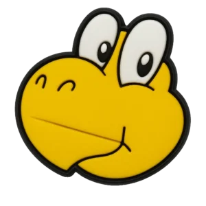 Yellow Koopa Face Charm