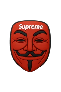 Supreme Anonymous Red Mask Charm