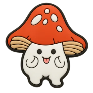 Happy Mushroom Character Jibbitz-Charms For Crocs