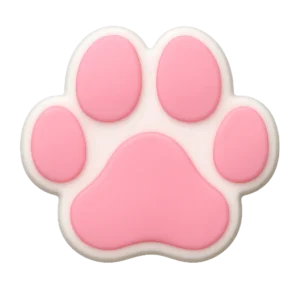 Pink Paw Print