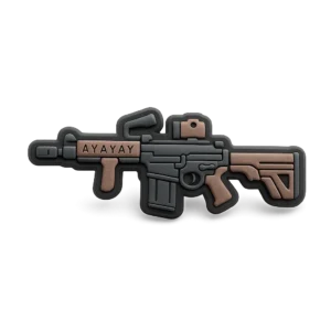 Heavy Machine Toy Gun For Jibbitz-Crocs Charms
