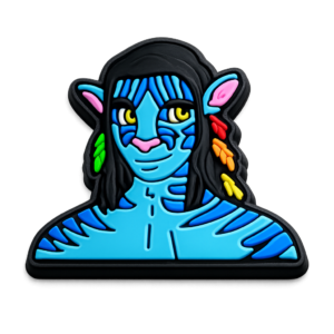 Blue Alien Warrior Character